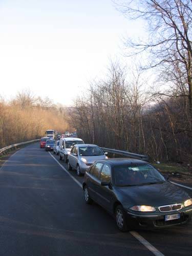 incidente lozza frontale
