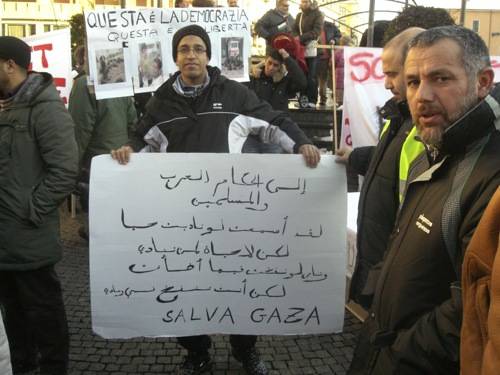 corteo palestina varese 2009