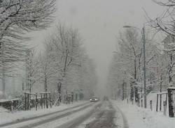 foto nevicata gallarate 2009