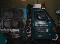 incendio automezzi amsc gallarate gennaio 2009