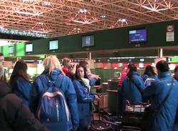 protesta malpensa primo giorno nuova alitalia gennaio 2009