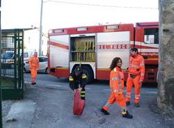 incendio azzate via colli