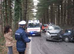 incidente auto scontro frontale Caidate