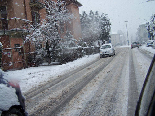 nevicata febbraio 2009 ponte di vedano