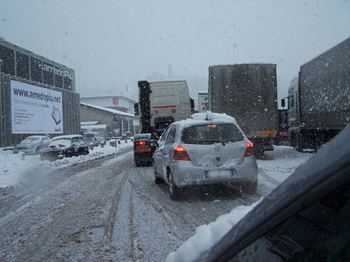 nevicata febbraio 2009 ponte di vedano