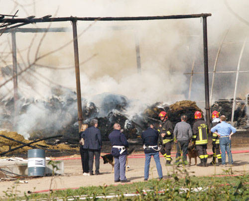incendio cascina busto arsizio galleria