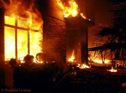 incendio locarno notte