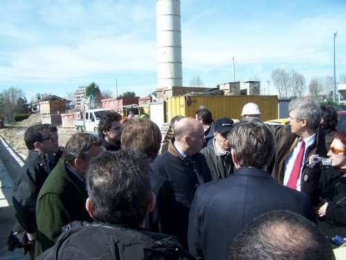 sopralluogo raffaele cattaneo grandi opere ferroviarie 12-3-2009 castellanza interramento tunnel