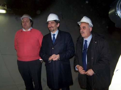 sopralluogo raffaele cattaneo grandi opere ferroviarie 12-3-2009 castellanza interramento tunnel farioli cattaneo baroni