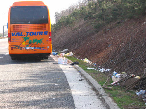 strada statale 336 sporcizia