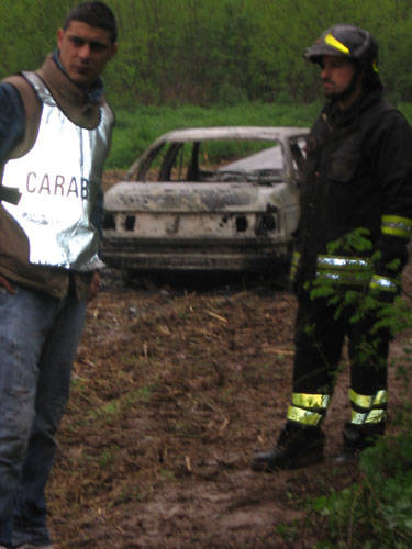 auto bruciata cislago