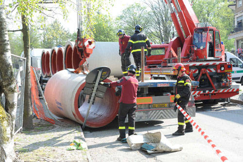 casciago incidente sul lavoro piazza cavour