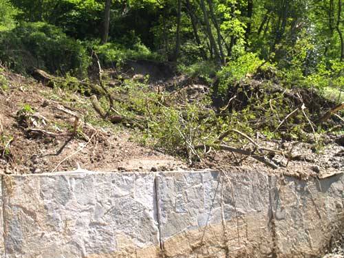 frana via peschiera galleria