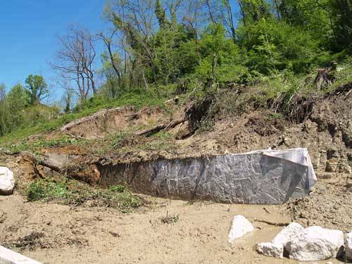frana via peschiera galleria