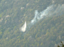 incendio laveno mombello aprile