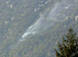 incendio laveno mombello aprile