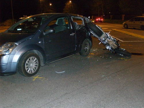 incidente auto moto buguggiate tigros