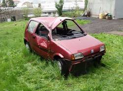 incidente cinquecento vola in via dalmazia 