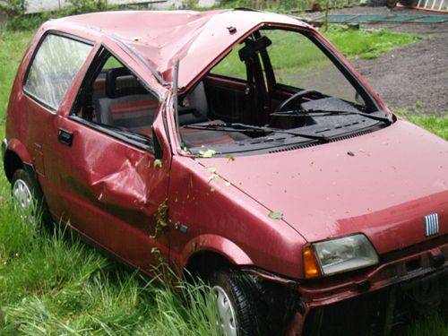 incidente cinquecento vola in via dalmazia 