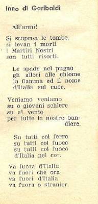 Innp a Giusepope Garibaldi