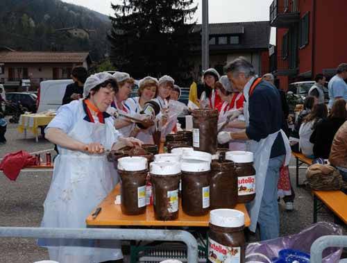 Panino guinnes, pane e nutella, porto ceresio