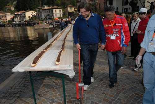 Panino guinnes, pane e nutella, porto ceresio