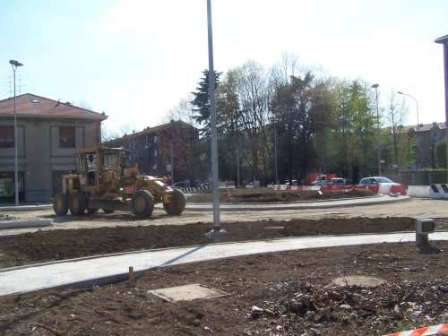 piazzale kennedy busto arsizio lavori 7-4-2009