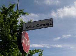 cartello ponte via della carnaga