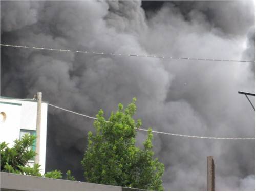 incendio somma lombardo maggio