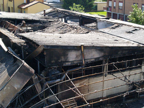 sopralluogo incendio somma emmeci