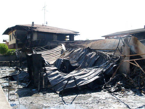 sopralluogo incendio somma emmeci