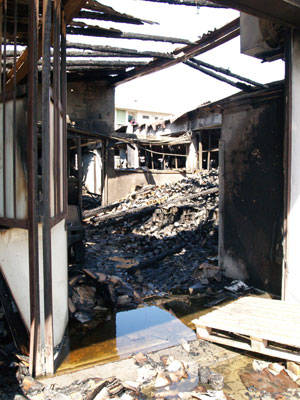 sopralluogo incendio somma emmeci