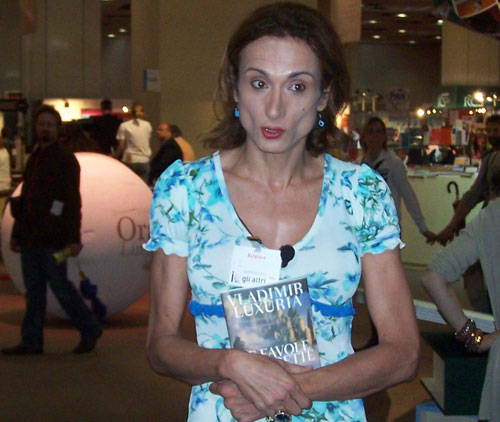 vladimir luxuria al salone del libro a torino