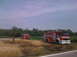 incendio grano Inveruno