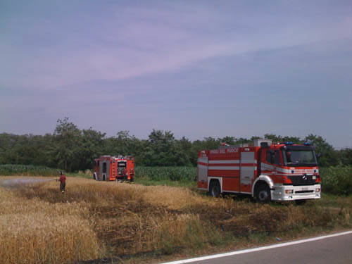 incendio grano Inveruno