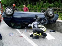 incidente sp1 clio ribaltata
