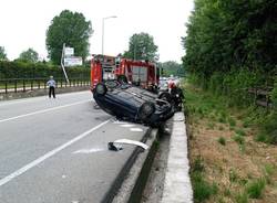 incidente sp1 clio ribaltata