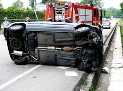 incidente sp1 clio ribaltata