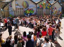 murales scuola media righi
