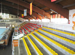 palaghiaccio con nuova pista hockey in line