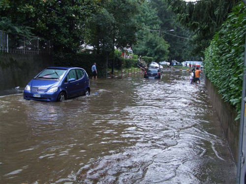 alluvione esondazione varese luglio 2009