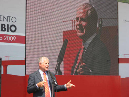 arcisate stabio inaugurazione politici