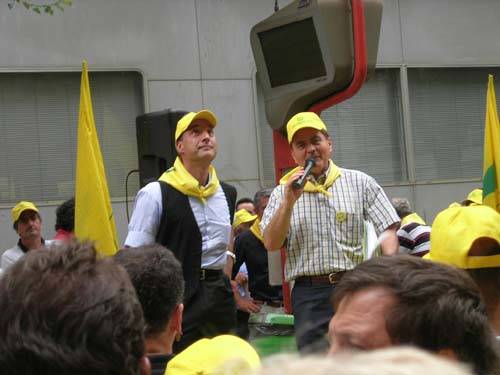 coldiretti protesta milano