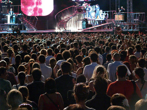 Concerto Tiziano Ferro gallarate 2009 stadio azalee