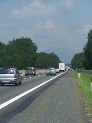 lavori terza corsia a9 autolaghi turate 27-7-2009