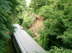 maltempo alluvione treni luglio 2009