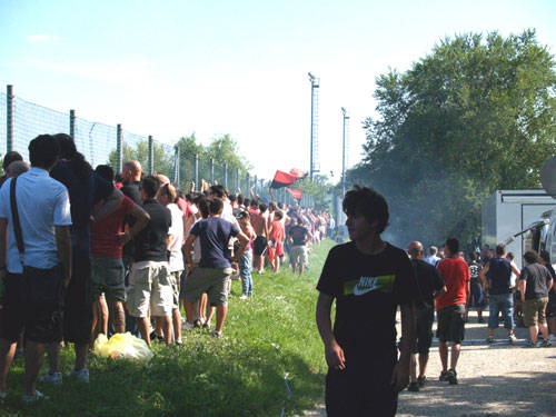 milan protesta raduno 2009