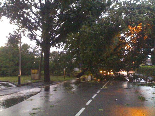 tromba d'aria gallarate luglio