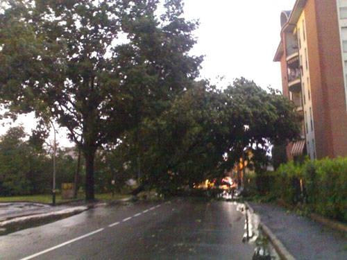 tromba d'aria gallarate luglio