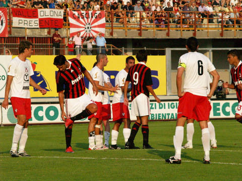 varese milan luglio 2009 partita 